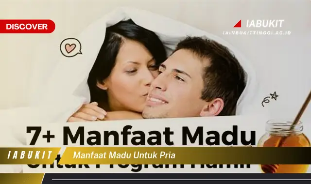 manfaat madu untuk pria