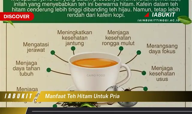 manfaat teh hitam untuk pria