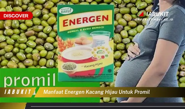 manfaat energen kacang hijau untuk promil