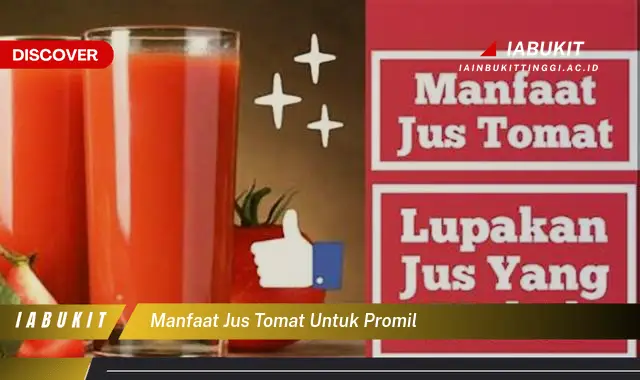 manfaat jus tomat untuk promil