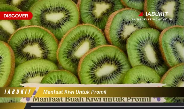 manfaat kiwi untuk promil