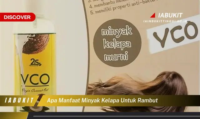 apa manfaat minyak kelapa untuk rambut