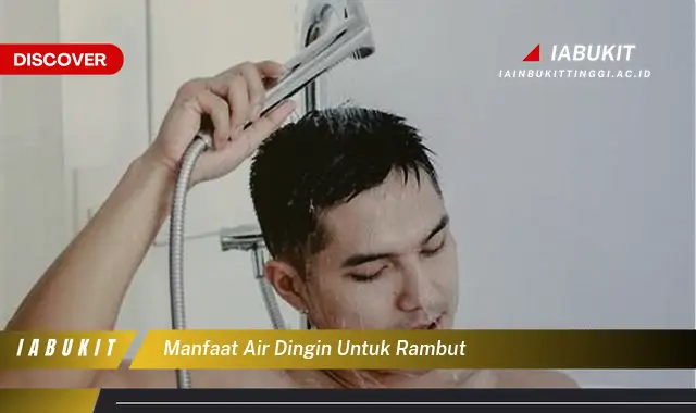 manfaat air dingin untuk rambut