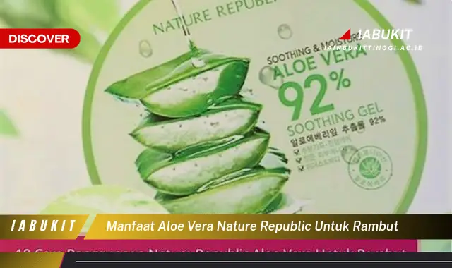 manfaat aloe vera nature republic untuk rambut