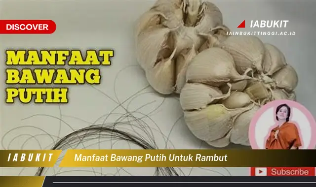 manfaat bawang putih untuk rambut manfaat bawang putih untuk rambut