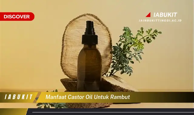 manfaat castor oil untuk rambut