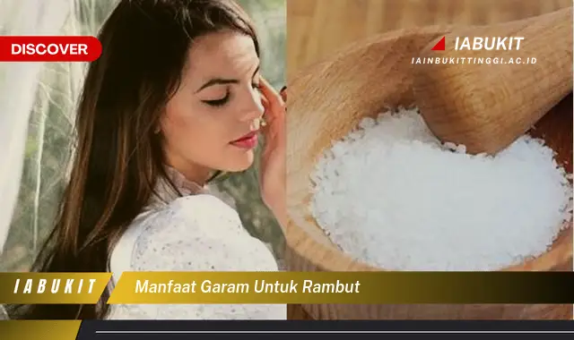 manfaat garam untuk rambut