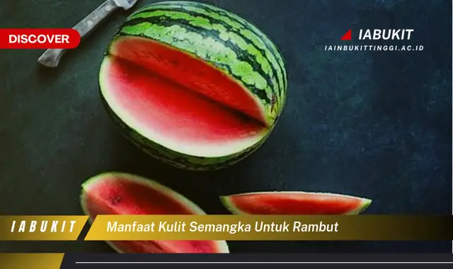 manfaat kulit semangka untuk rambut