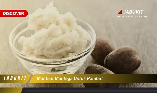 manfaat mentega untuk rambut