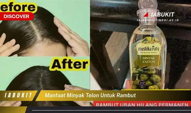 manfaat minyak telon untuk rambut