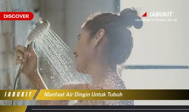 manfaat air dingin untuk tubuh