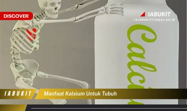 manfaat kalsium untuk tubuh