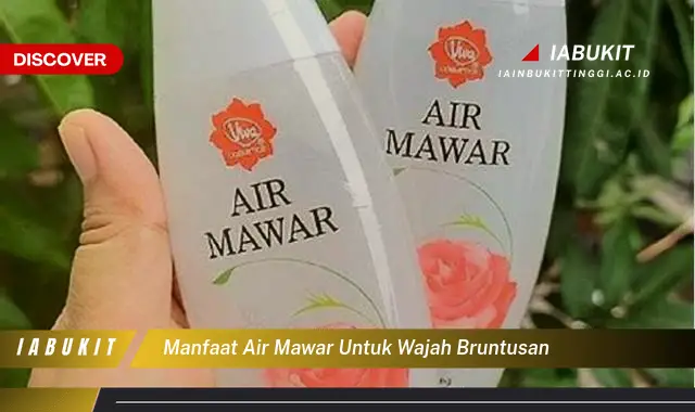 manfaat air mawar untuk wajah bruntusan