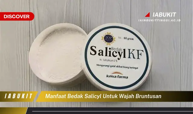 manfaat bedak salicyl untuk wajah bruntusan