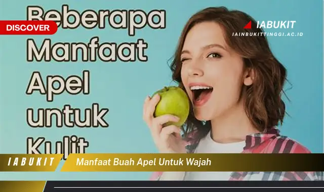 manfaat buah apel untuk wajah