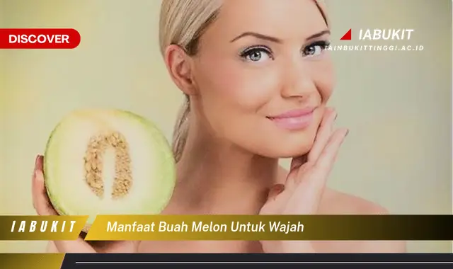 manfaat buah melon untuk wajah