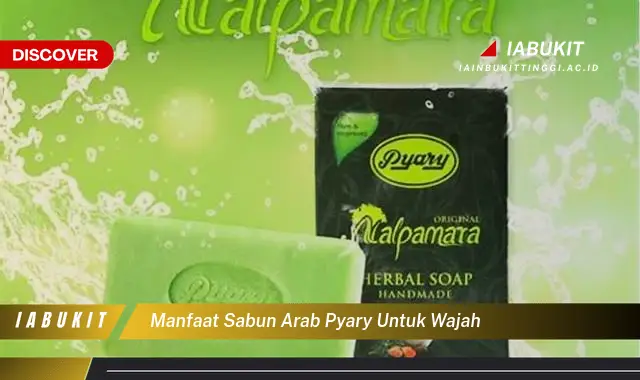 manfaat sabun arab pyary untuk wajah