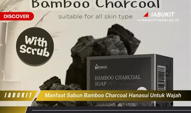 manfaat sabun bamboo charcoal hanasui untuk wajah