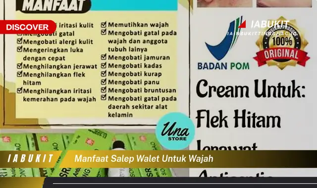 manfaat salep walet untuk wajah