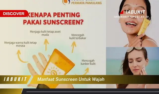 Ketahui Manfaat Sunscreen untuk Wajah yang Jarang Diketahui, Bikin Kamu Penasaran!