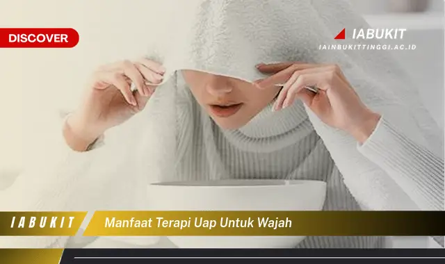 manfaat terapi uap untuk wajah