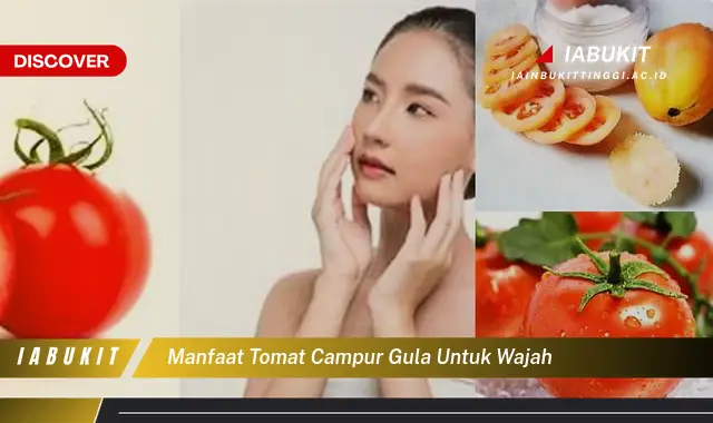Ketahui 7 Manfaat Tomat Campur Gula untuk Wajah, Harus Kamu Intip!