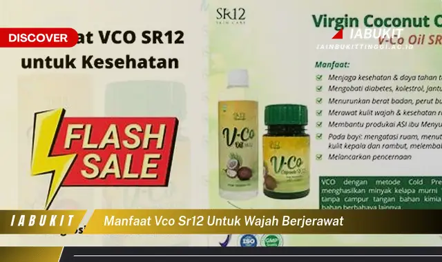 manfaat vco sr12 untuk wajah berjerawat