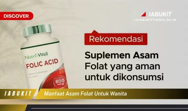 manfaat asam folat untuk wanita