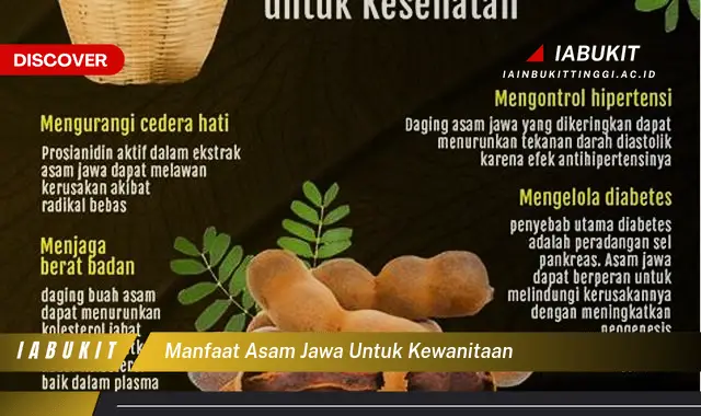 manfaat asam jawa untuk kewanitaan