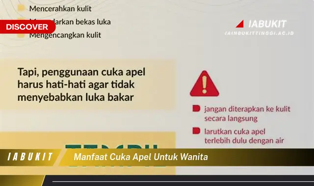 manfaat cuka apel untuk wanita