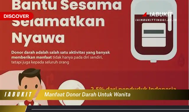 manfaat donor darah untuk wanita