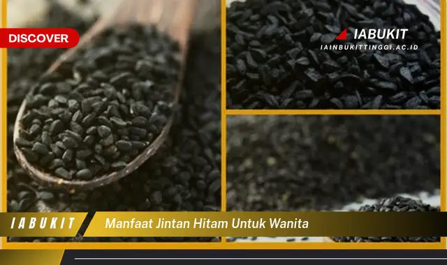 manfaat jintan hitam untuk wanita