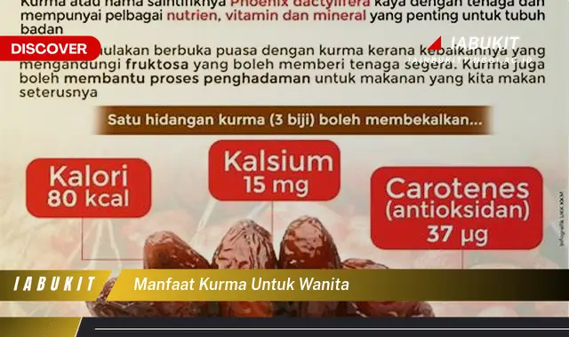 Ketahui Manfaat Kurma untuk Wanita yang Jarang Diketahui