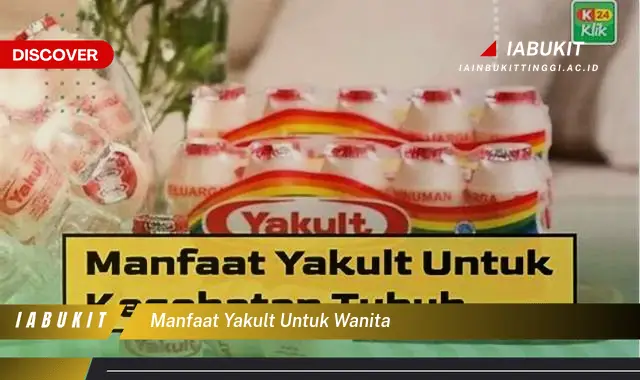 manfaat yakult untuk wanita