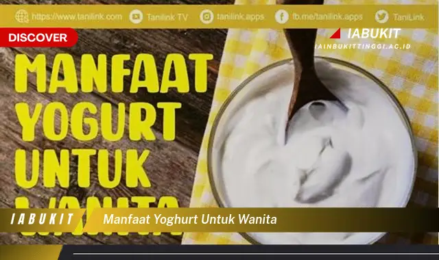 manfaat yoghurt untuk wanita