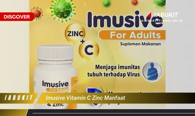 imusive vitamin c zinc manfaat