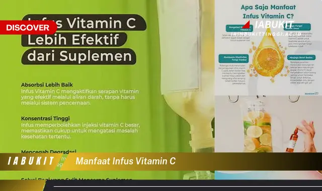 Ketahui 7 Manfaat Infus Vitamin C Jarang Diketahui yang Bikin Kamu Penasaran
