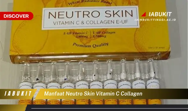 manfaat neutro skin vitamin c collagen