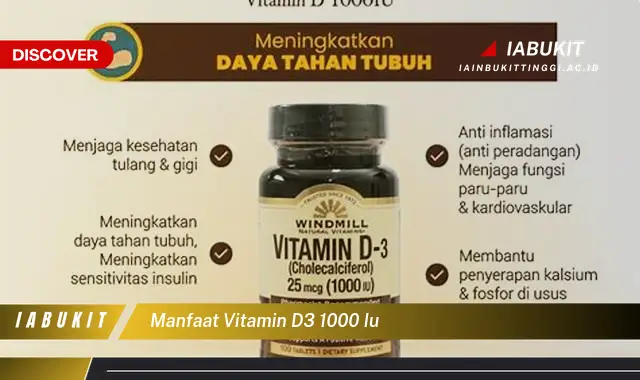 manfaat vitamin d3 1000 iu