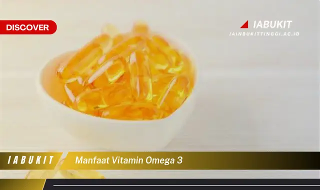 manfaat vitamin omega 3