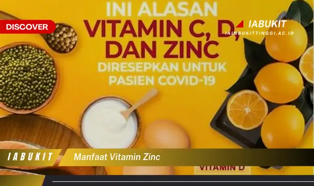 manfaat vitamin zinc