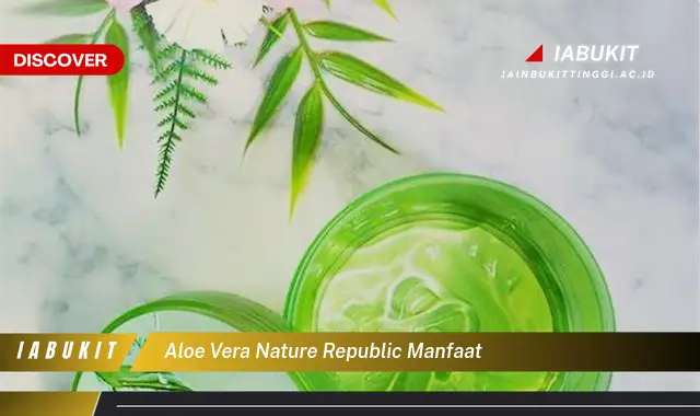 aloe vera nature republic manfaat