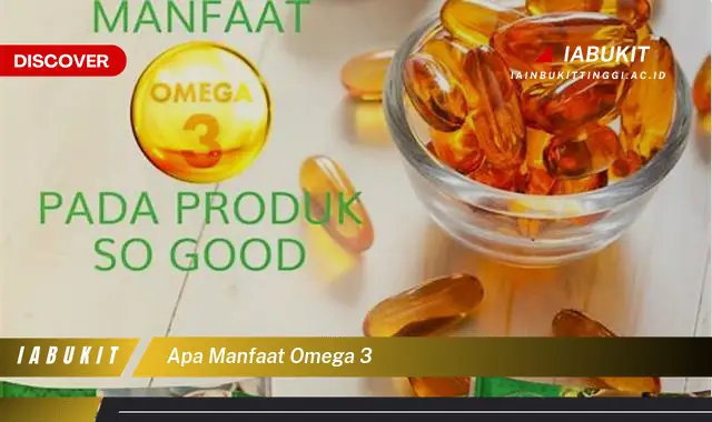 apa manfaat omega 3