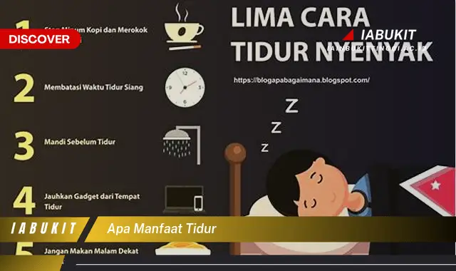 apa manfaat tidur