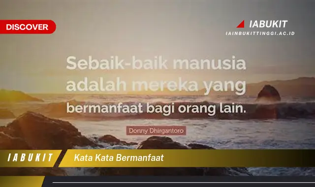 kata kata bermanfaat