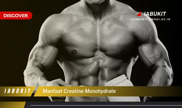 manfaat creatine monohydrate