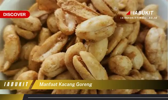 manfaat kacang goreng