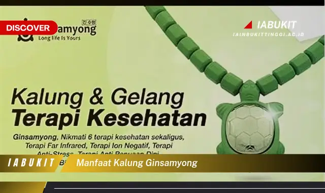 manfaat kalung ginsamyong