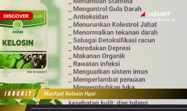 manfaat kelosin hpai