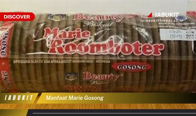 manfaat marie gosong